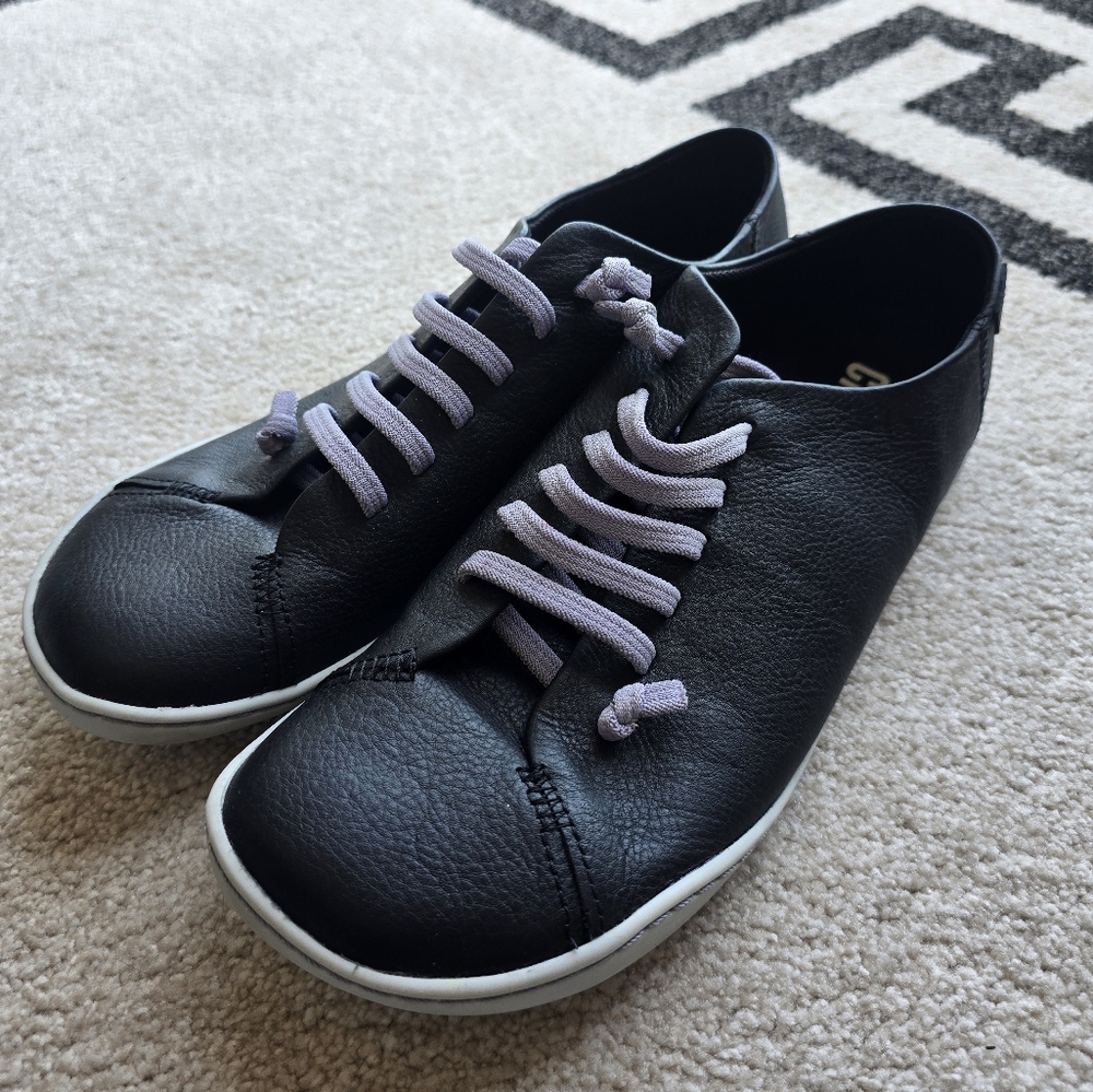 Camper Peu Leather Barefoot Casual Sneakers